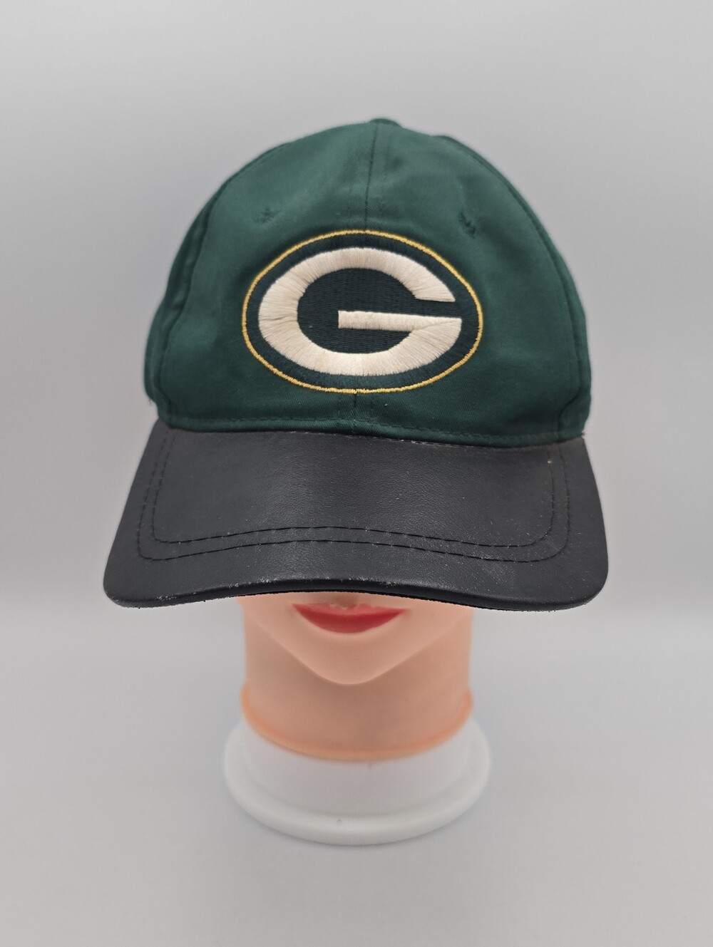 Vintage Annco Green Bay Packers Green/Black Adjustable Snapback Hat